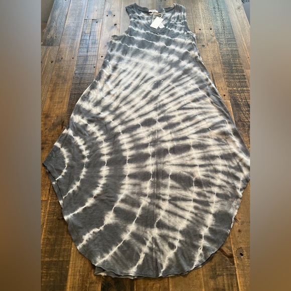 Z Supply Reverie spiral tie dye midi dress new size medium - Picture 2 of 12